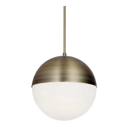 Dainolite Dayana 3 Light 14" Wide Pendant Antique Brass
