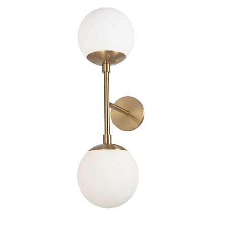Dainolite Dayana 2 Light 24" Tall Wall Sconce Aged Brass