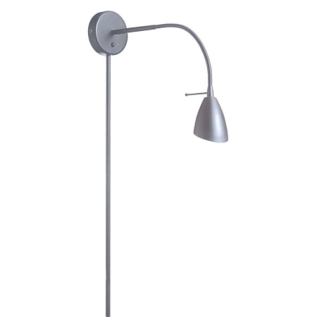 Dainolite 1 Light Swing Arm Wall Sconce Satin Chrome