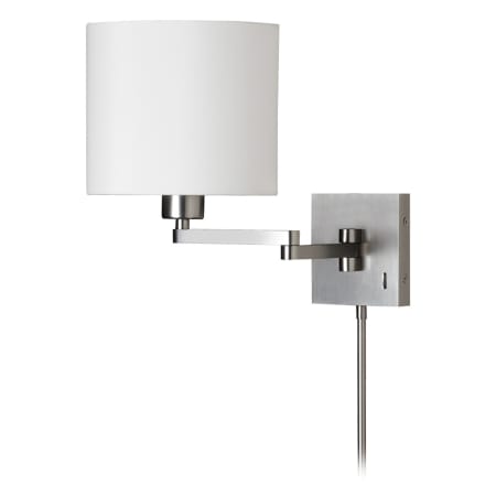 Dainolite 1 Light Swing Arm Wall Sconce Satin Chrome