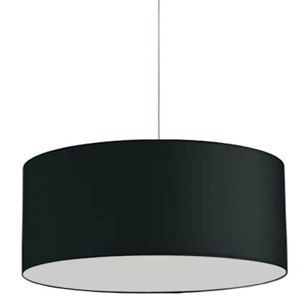 Dainolite Oversized Drum 28" Wide Pendant Black