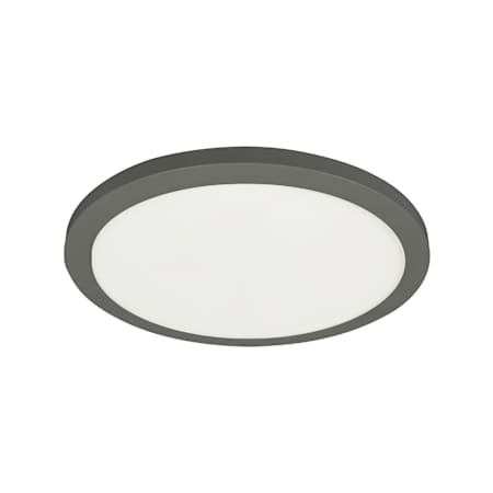 Dainolite Franchesa 12" Wide LED Flush Mount Ceiling Fixture Matte Black / White