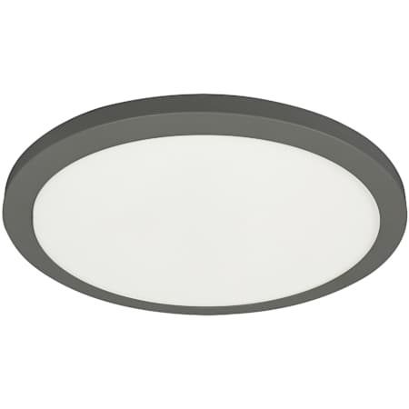 Dainolite Franchesa 16" Wide LED Flush Mount Ceiling Fixture Matte Black / White