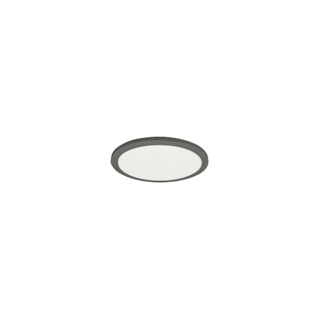 Dainolite Franchesa 5" Wide LED Flush Mount Ceiling Fixture Matte Black / White