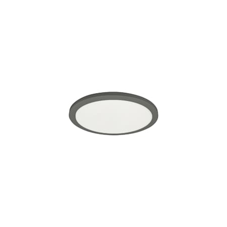 Dainolite Franchesa 7" Wide LED Flush Mount Ceiling Fixture Matte Black / White