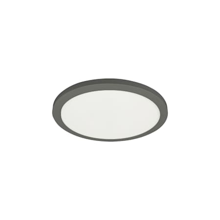 Dainolite Franchesa 9" Wide LED Flush Mount Ceiling Fixture Matte Black / White