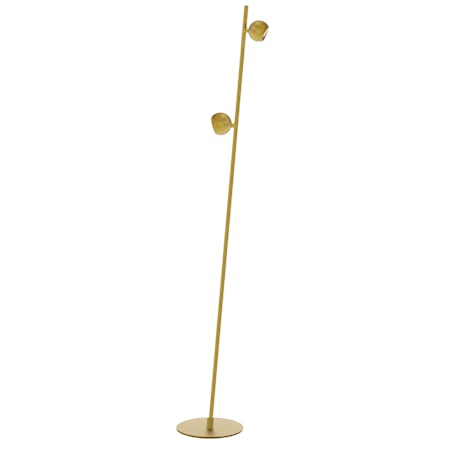 Dainolite Fernanda 51" Tall LED Novelty Floor Lamp Aged Brass