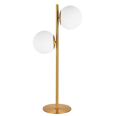 Dainolite Folgar 2 Light 22" Tall Buffet Table Lamp Aged Brass