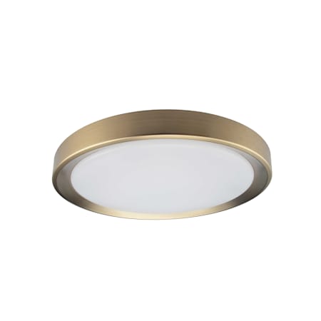 Dainolite Flynn 12" Wide LED Flush Mount Ceiling Fixture Aged Brass