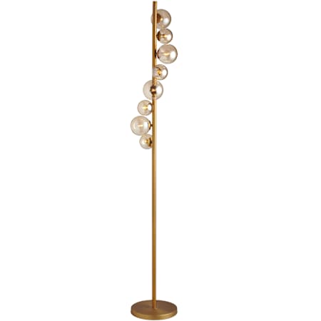 Dainolite Glasgow 8 Light 63" Tall Column Floor Lamp Vintage Bronze