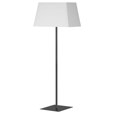 Dainolite Gretchen 63" Tall Accent Floor Lamp Matte Black / White