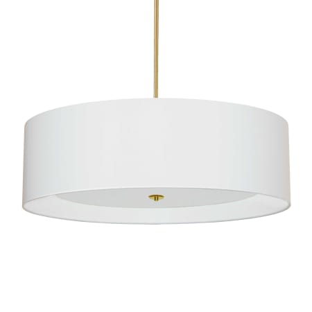 Dainolite Helena 4 Light 30" Wide Pendant Aged Brass
