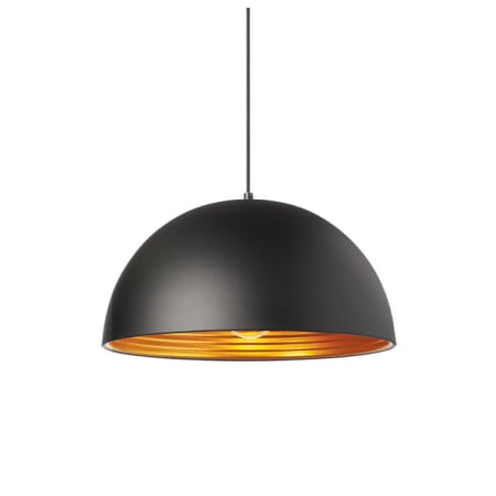 Dainolite Helsinki 16" Wide Pendant Matte Black