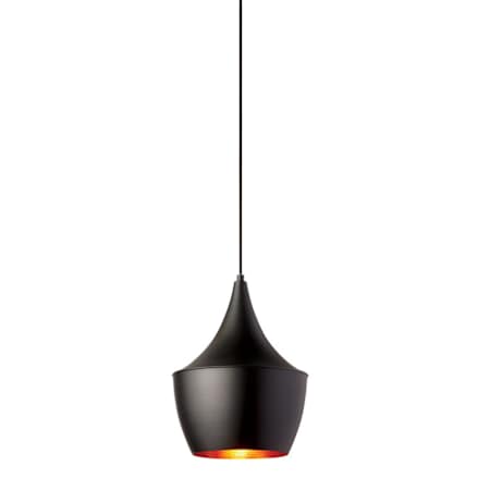Dainolite Helsinki 9" Wide Mini Pendant Matte Black
