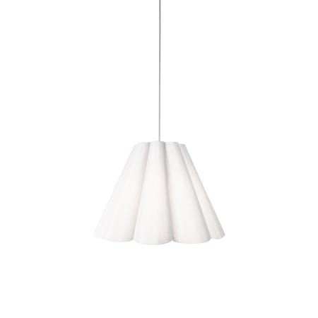 Dainolite Kendra 19" Wide Pendant Polished Chrome / White
