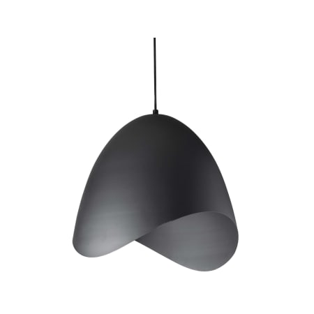 Dainolite Myra Single Light 15" Wide Pendant Black