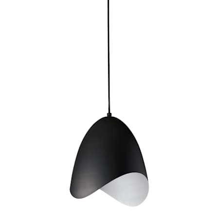 Dainolite Myra Single Light 8" Wide Mini Pendant Black