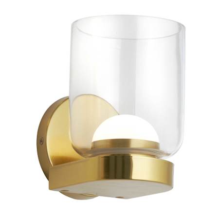 Dainolite Nadine 7" Tall Wall Sconce Aged Brass