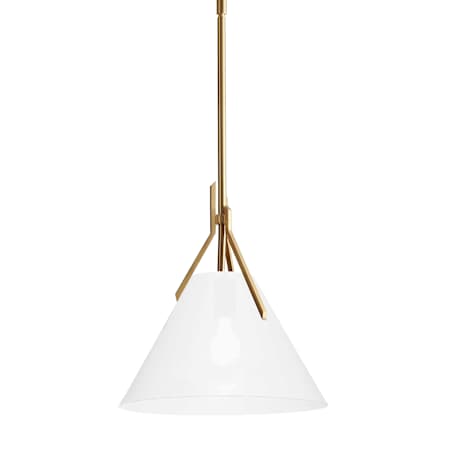 Dainolite Nicole 12" Wide Pendant Aged Brass