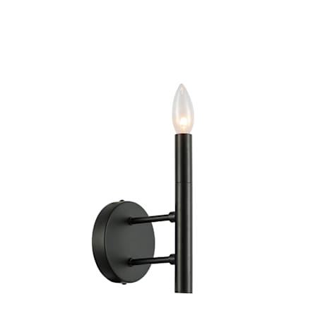 Dainolite Nora 9" Tall Wall Sconce Matte Black