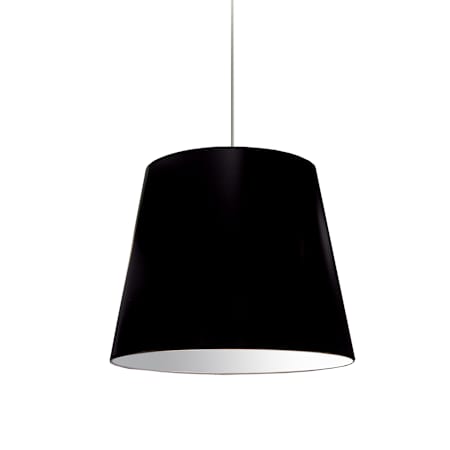 Dainolite Oversized Drum 20" Wide Pendant Black