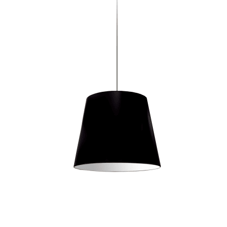Dainolite Oversized Drum 14" Wide Pendant Black