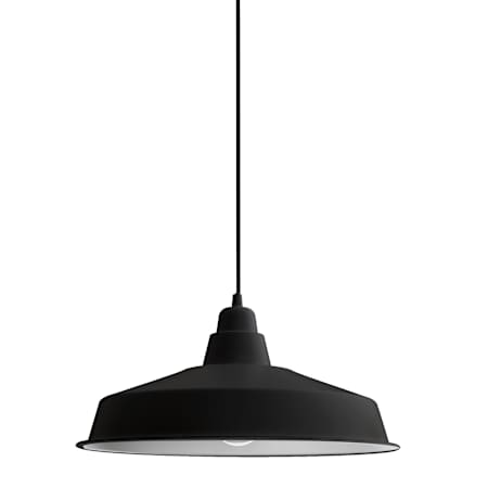Dainolite Olya 16" Wide Pendant Matte Black