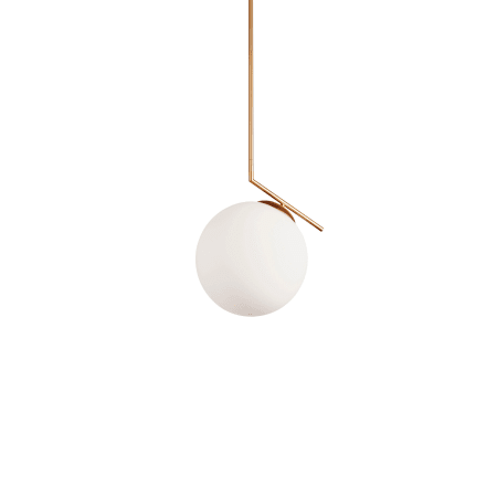 Dainolite Orion 14" Wide Pendant Gold / White
