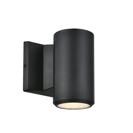 Dainolite Oslo 7" Tall Outdoor Wall Sconce Matte Black