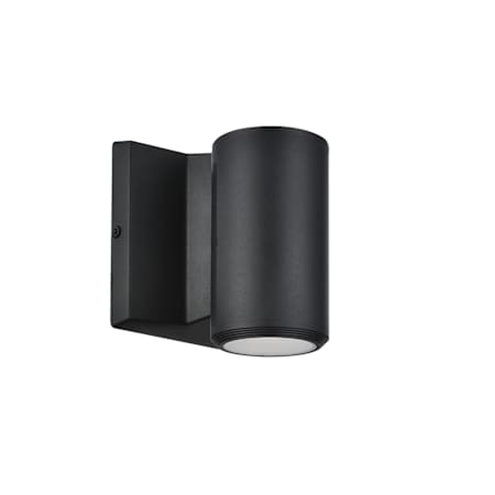 Dainolite Olivette 5" Tall Outdoor Wall Sconce Matte Black