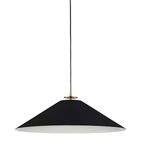Dainolite Prudence 24" Wide Pendant Aged Brass / Matte Black