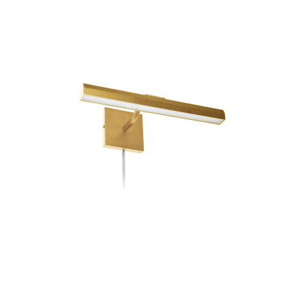 Dainolite Leonardo 16" Wide LED Plug-In Picture Light Aged Brass
