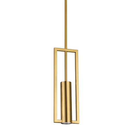 Dainolite Pauline 5" Wide Mini Pendant Aged Brass