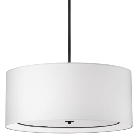 Dainolite Porscha 4 Light 30" Wide Pendant Matte Black / White