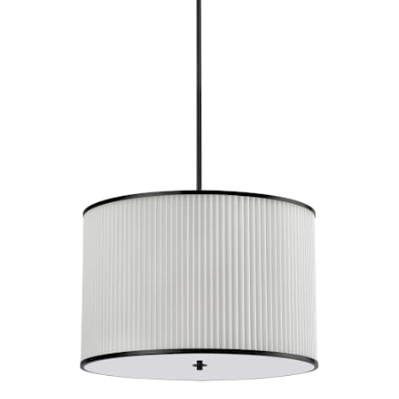 Dainolite Prudy 4 Light 24" Wide Pendant White