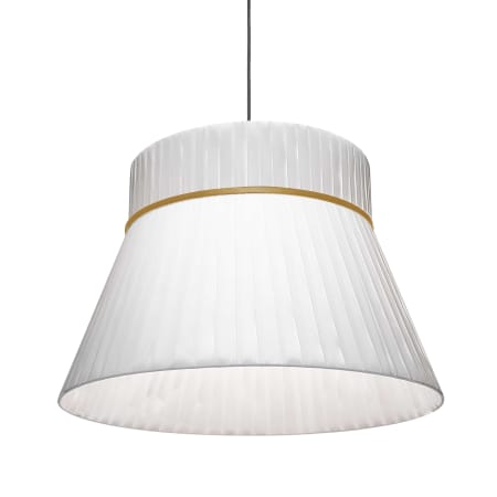 Dainolite Rochelle 24" Wide Pendant Aged Brass