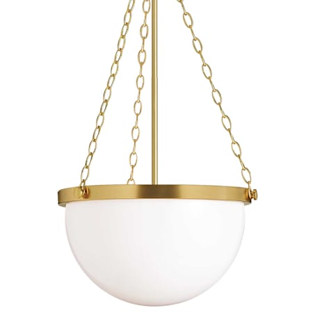 Dainolite Rhonda 16" Wide Pendant Aged Brass