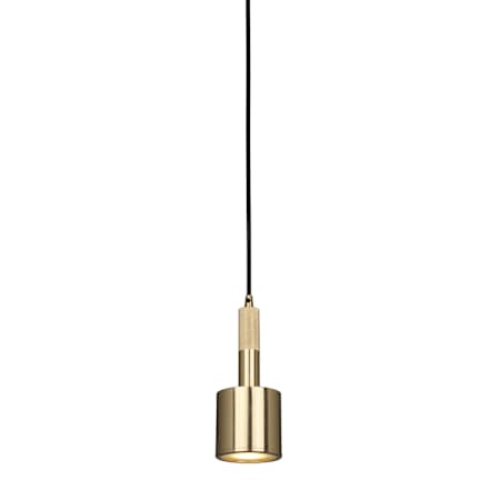 Dainolite Rhoswen 4" Wide Mini Pendant Aged Brass