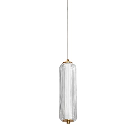 Dainolite Ramona 5" Wide Mini Pendant Aged Brass