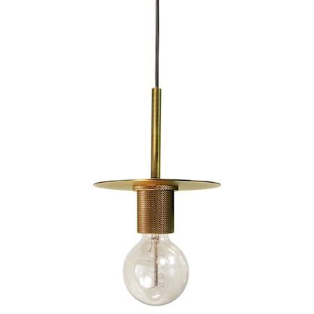 Dainolite Roswell 8" Wide Mini Pendant Aged Brass