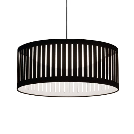 Dainolite Single Light 20" Wide LED Pendant Black