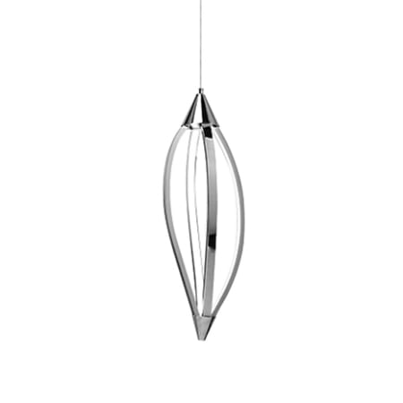 Dainolite Selene 5" Wide LED Abstract Mini Pendant Polished Chrome