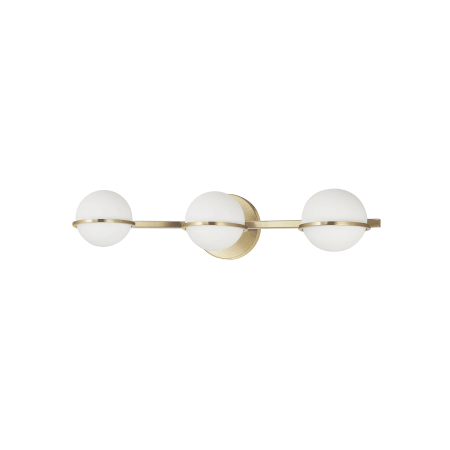Dainolite Sofia 3 Light 23" Wide Bathroom Vanity Light Aged Brass