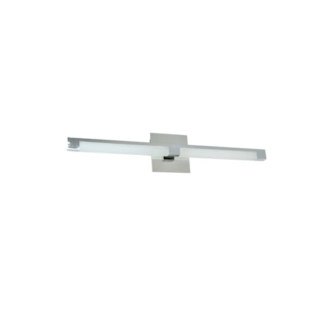 Dainolite Soho 2 Light 28" Wide LED Bathroom Vanity Light Polished Chrome