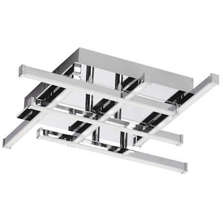 Dainolite Summit 6 Light 15" Wide Integrated LED Semi-Flush Ceiling Fixture Polished Chrome