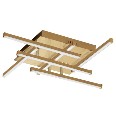 Dainolite Summit 6 Light 20" Wide LED Semi-Flush Ceiling Fixture Aged Brass