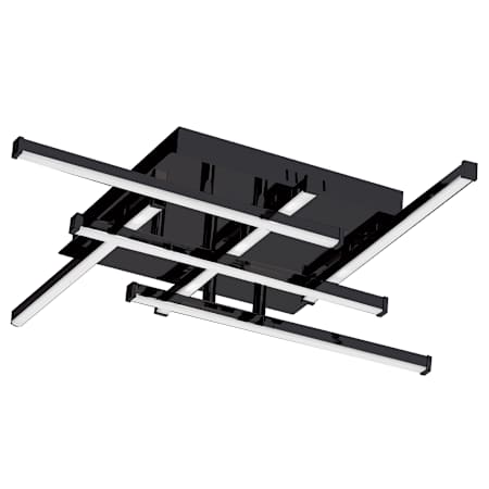 Dainolite Summit 6 Light 20" Wide LED Semi-Flush Ceiling Fixture Matte Black