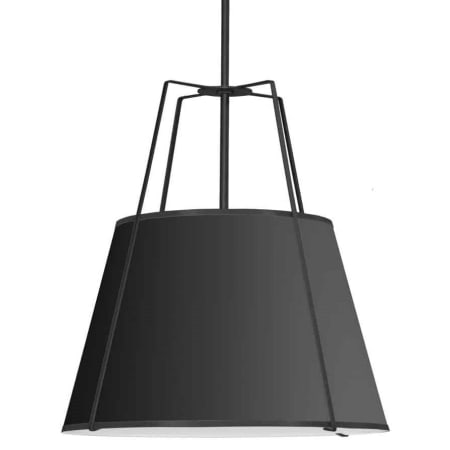 Dainolite Trapezoid 18" Wide Pendant Black
