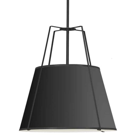 Dainolite Trapezoid 3 Light 18" Wide Pendant Black