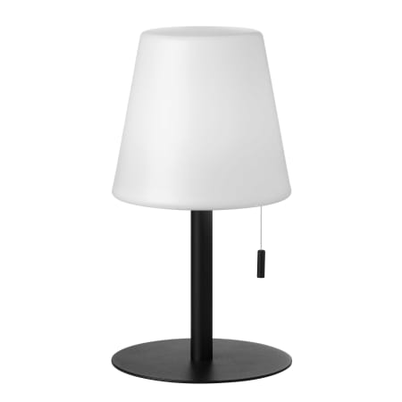 Dainolite Tinsley 12" Tall LED Accent Table Lamp Matte Black / White